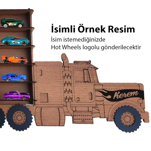 ceviz tır hobi araba rafı kişiye özel
